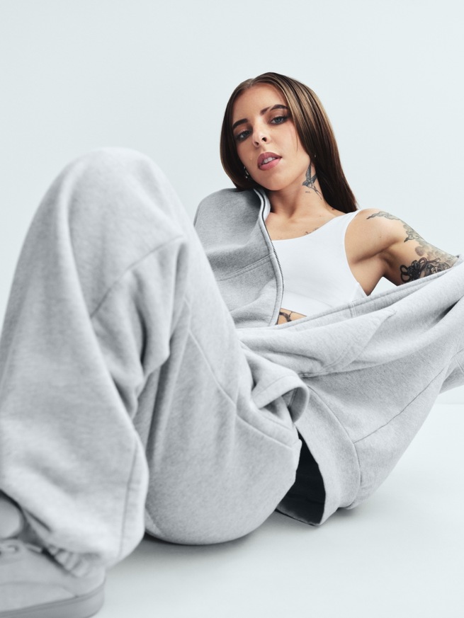 ヘビーウェイト オーバーサイズ ジップアップパーカー-7