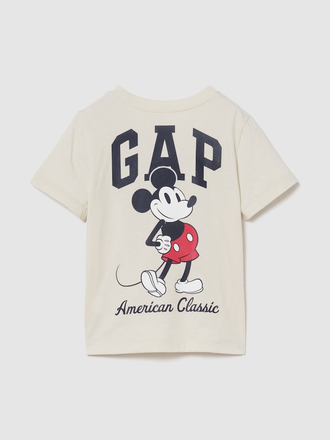 babyGap &times; ディズニー ミッキーマウス GAPロゴTシャツ-1