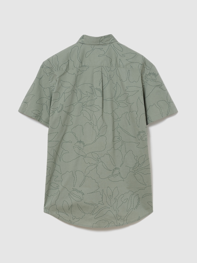 スタンダードフィット ストレッチ ポプリンシャツ-1