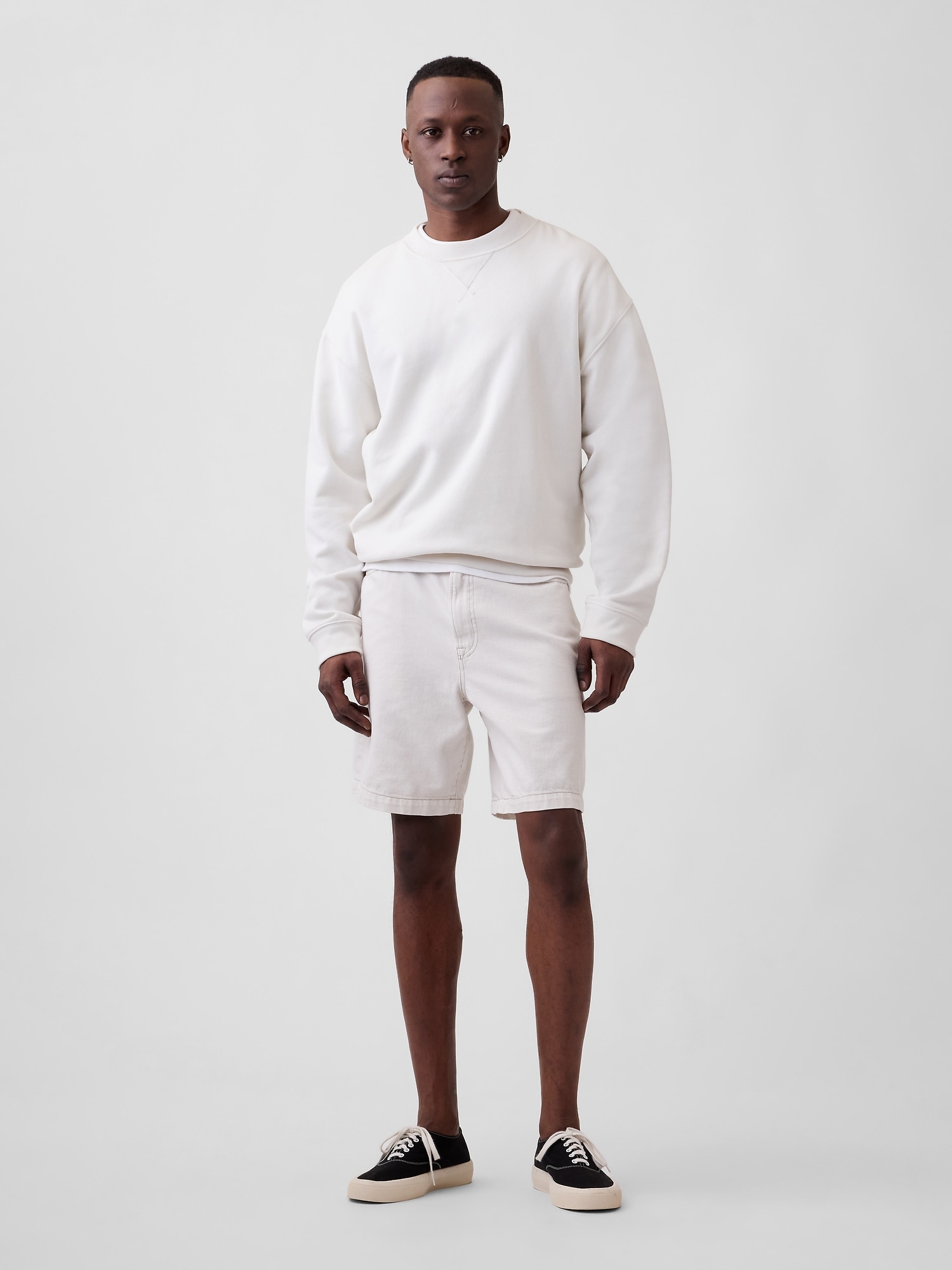 9" Loose Denim Shorts