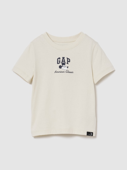 babyGap &times; ディズニー ミッキーマウス GAPロゴTシャツ