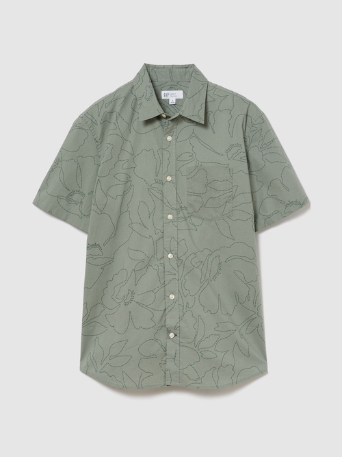 スタンダードフィット ストレッチ ポプリンシャツ