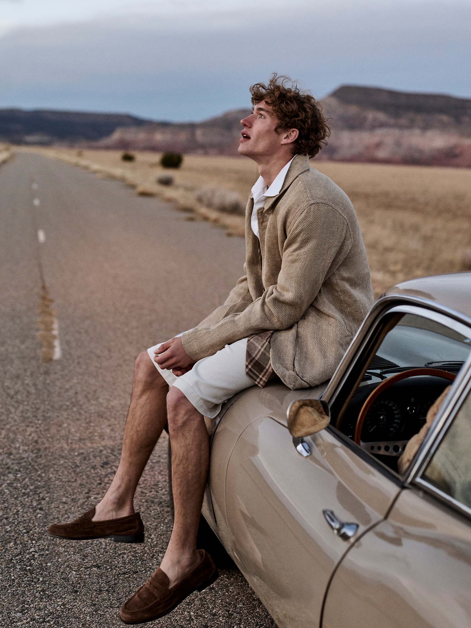 9インチ リブイン チノ ショートパンツ-4