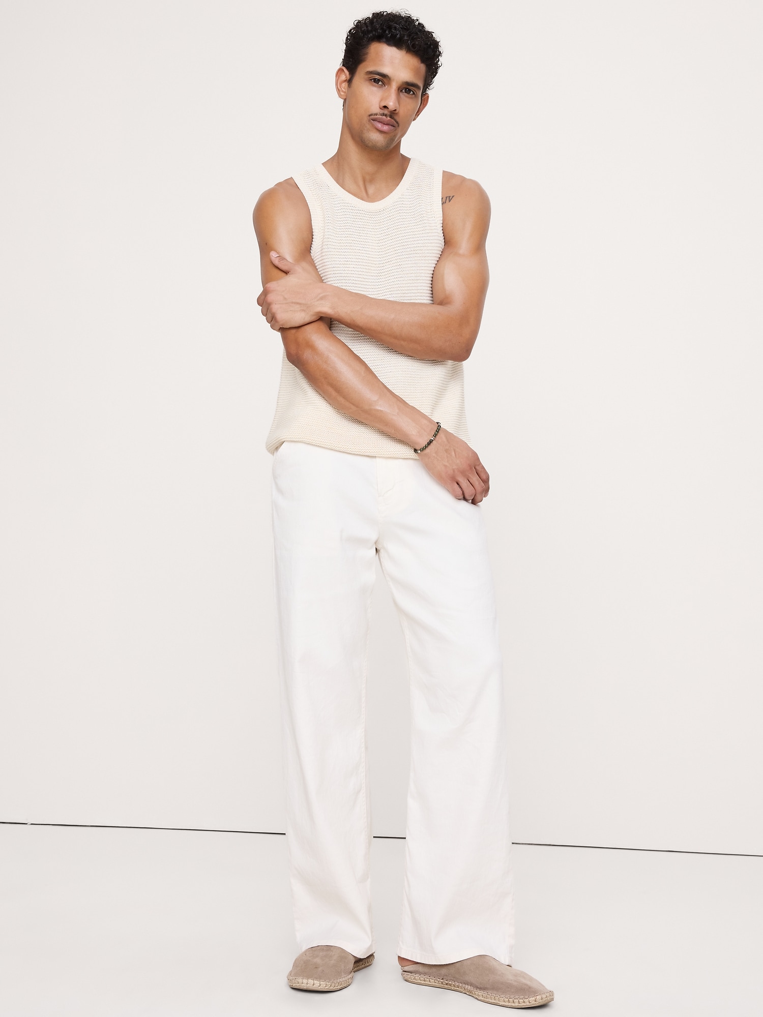 コットン ニット タンクトップ-0