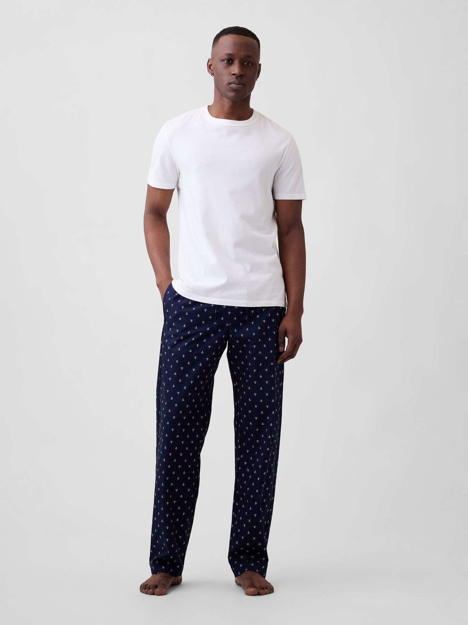 Relaxed Poplin PJ Pants