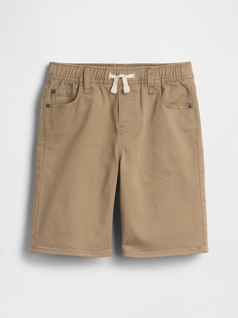 Kids Pull-On Loose Denim Shorts