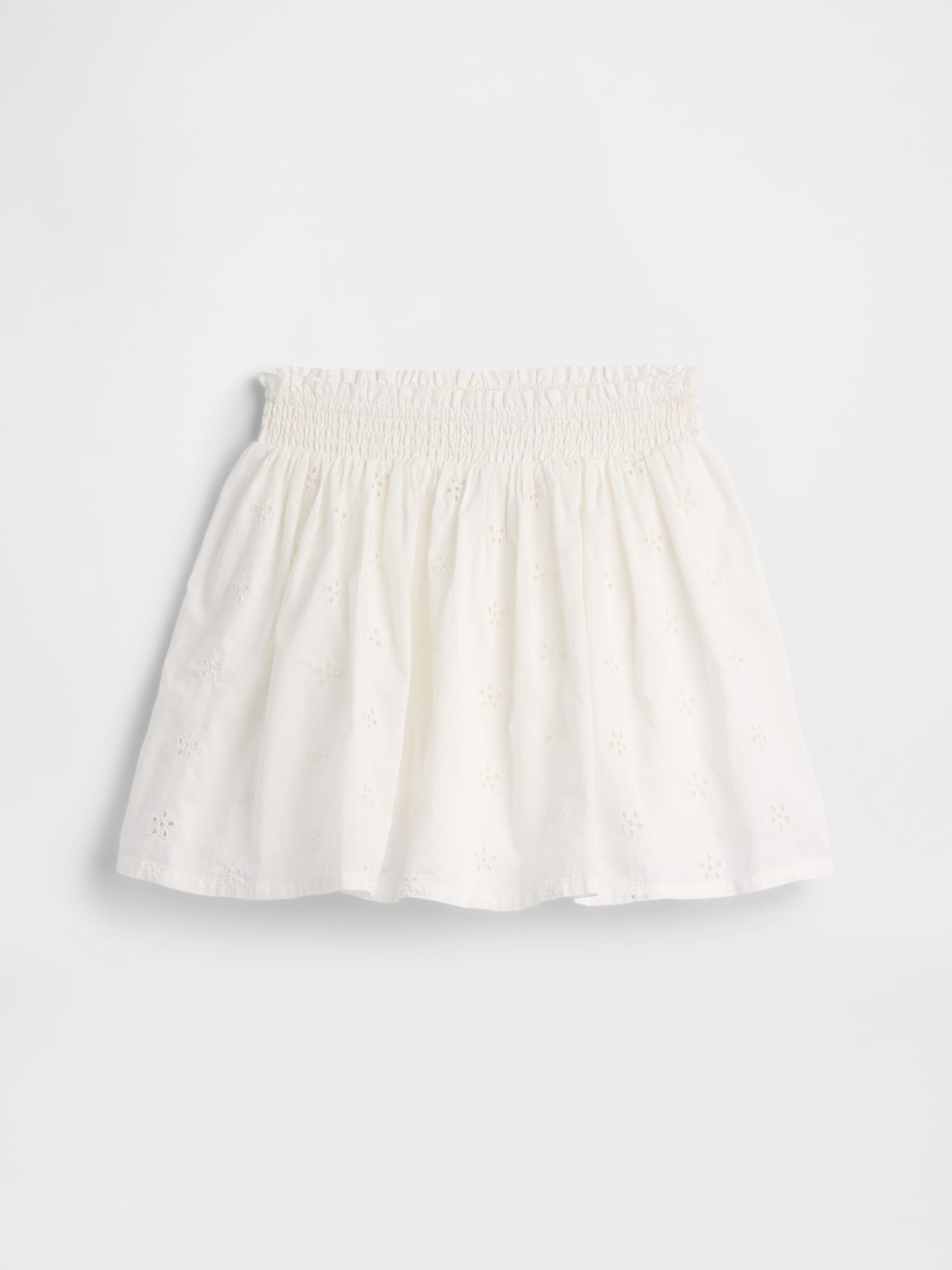 Kids Pull-On Smocked Skirt