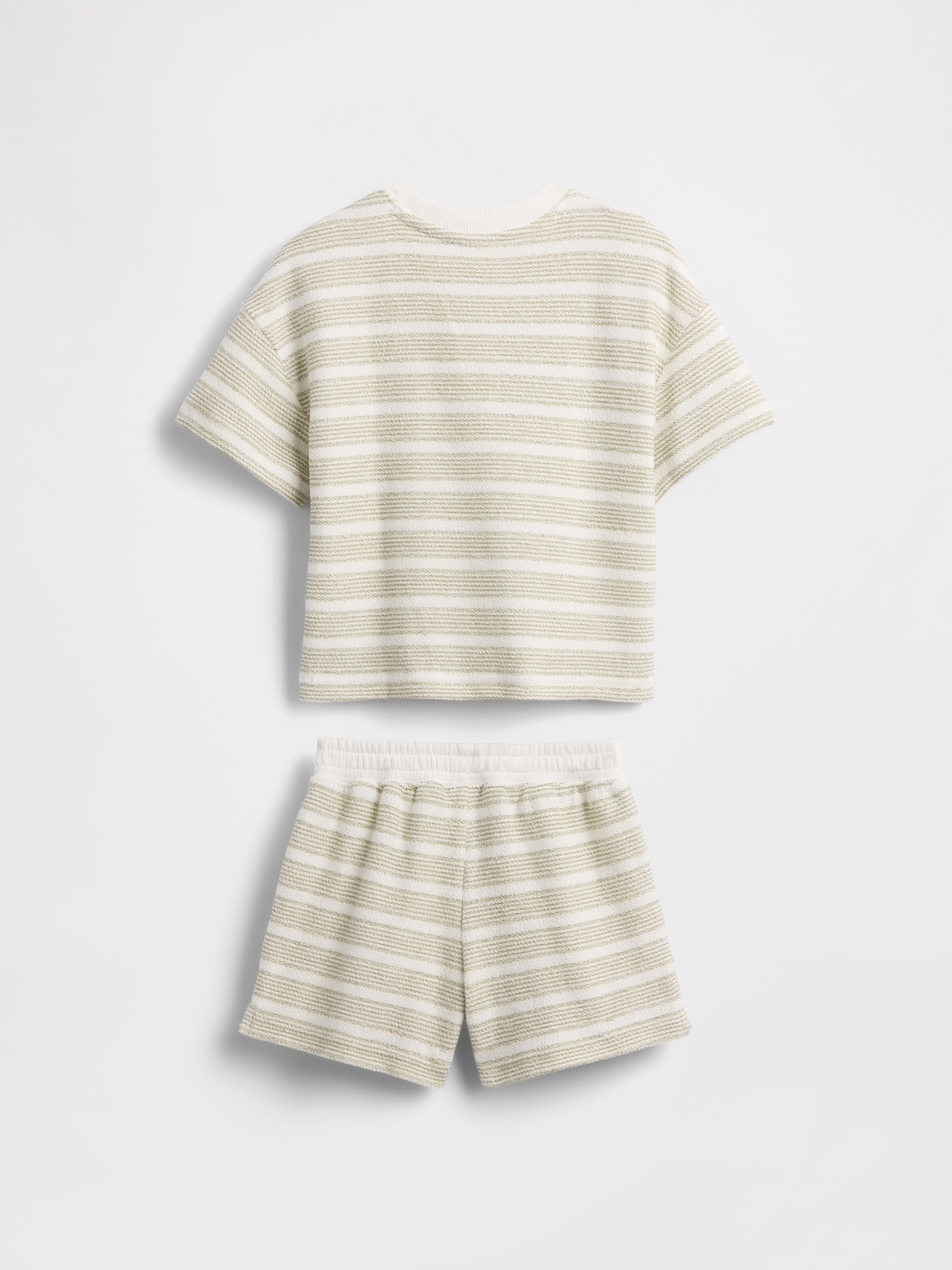 フレンチテリー ストライプ コーデセット (幼児・ベビー)-2