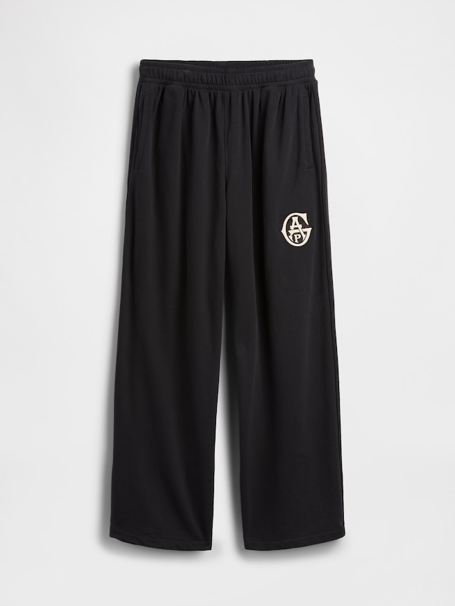 ヴィンテージソフト フレンチテリー GAPロゴ バギースウェットパンツ-4