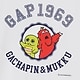 ガチャピン・ムック ヘビーウェイト クロップドTシャツ