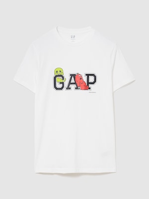 ガチャピン・ムック スタンダードクルーネックTシャツ