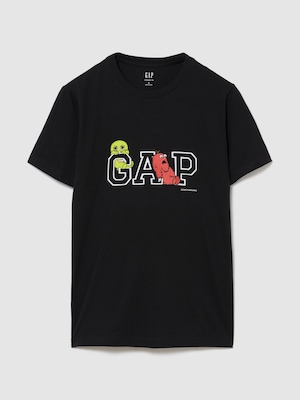 ガチャピン・ムック スタンダードクルーネックTシャツ