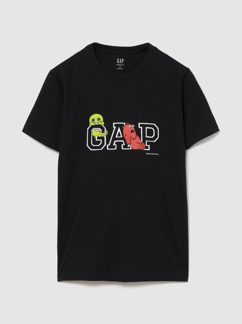 ガチャピン・ムック スタンダードクルーネックTシャツ