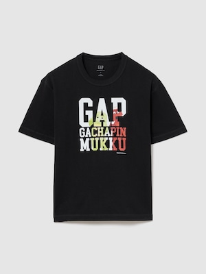 ガチャピン・ムック ヘビーウェイト クロップドTシャツ