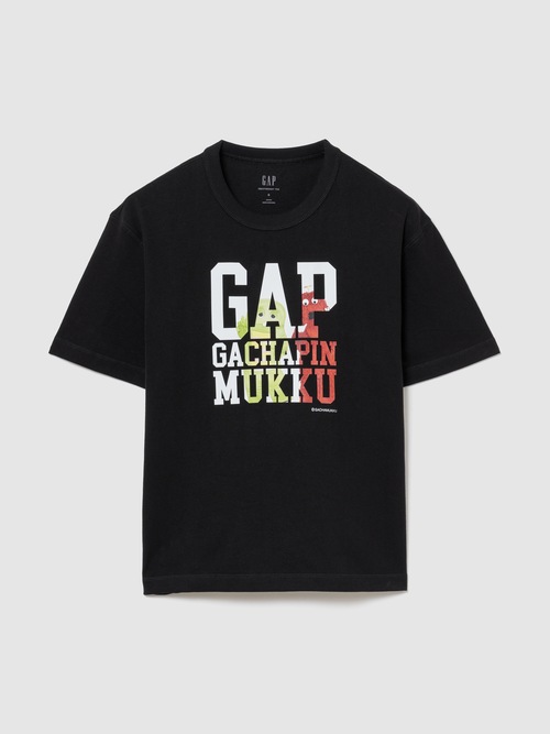 ガチャピン・ムック ヘビーウェイト クロップドTシャツ