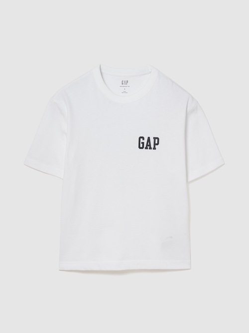 ガチャピン・ムック ヘビーウェイト クロップドTシャツ