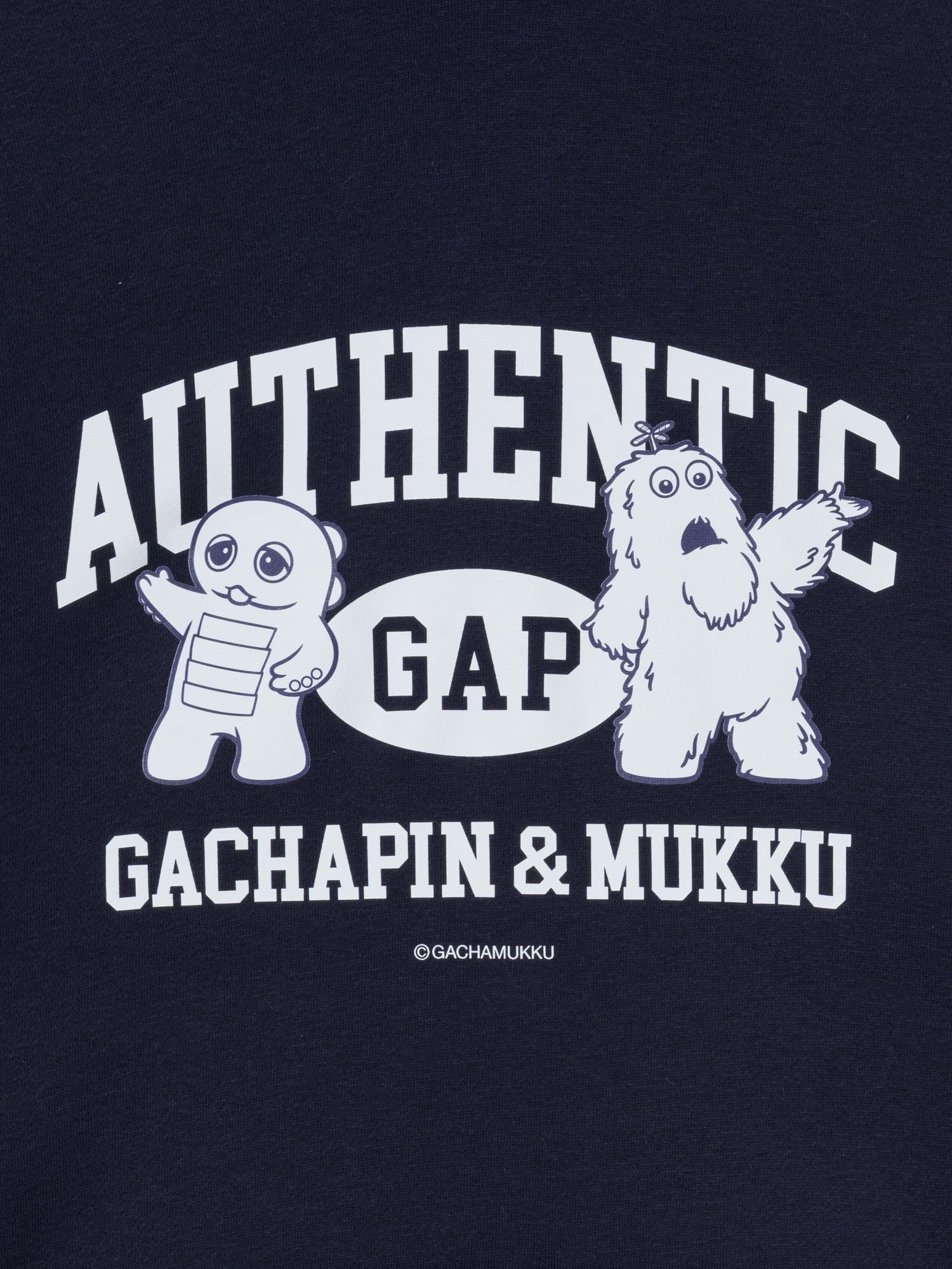 ガチャピン・ムック ヴィンテージソフト リラックスフィット パーカー-2