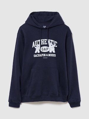 ガチャピン・ムック ヴィンテージソフト リラックスフィット パーカー