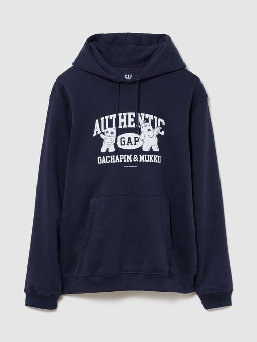 ガチャピン・ムック ヴィンテージソフト リラックスフィット パーカー