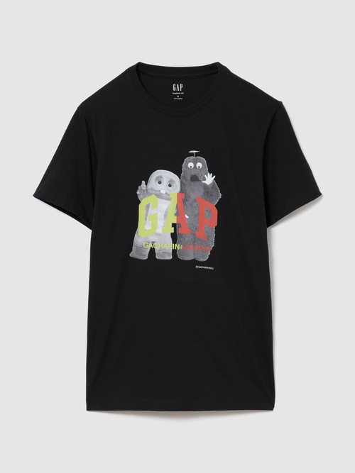 ガチャピン・ムック スタンダードクルーネックTシャツ