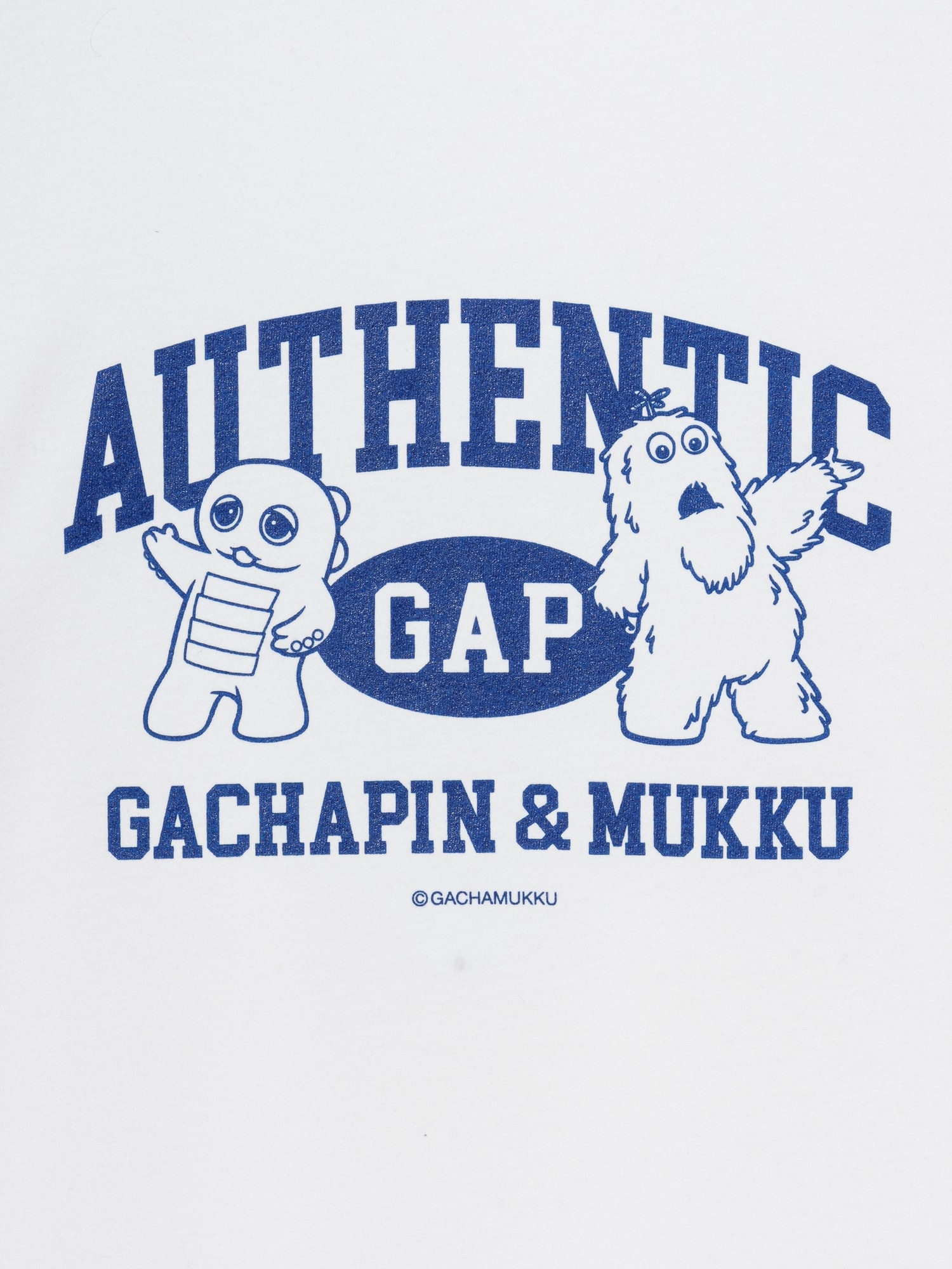 ガチャピン・ムック スタンダードクルーネックTシャツ-2