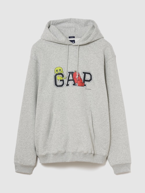 ガチャピン・ムック ヴィンテージソフト リラックスフィット パーカー