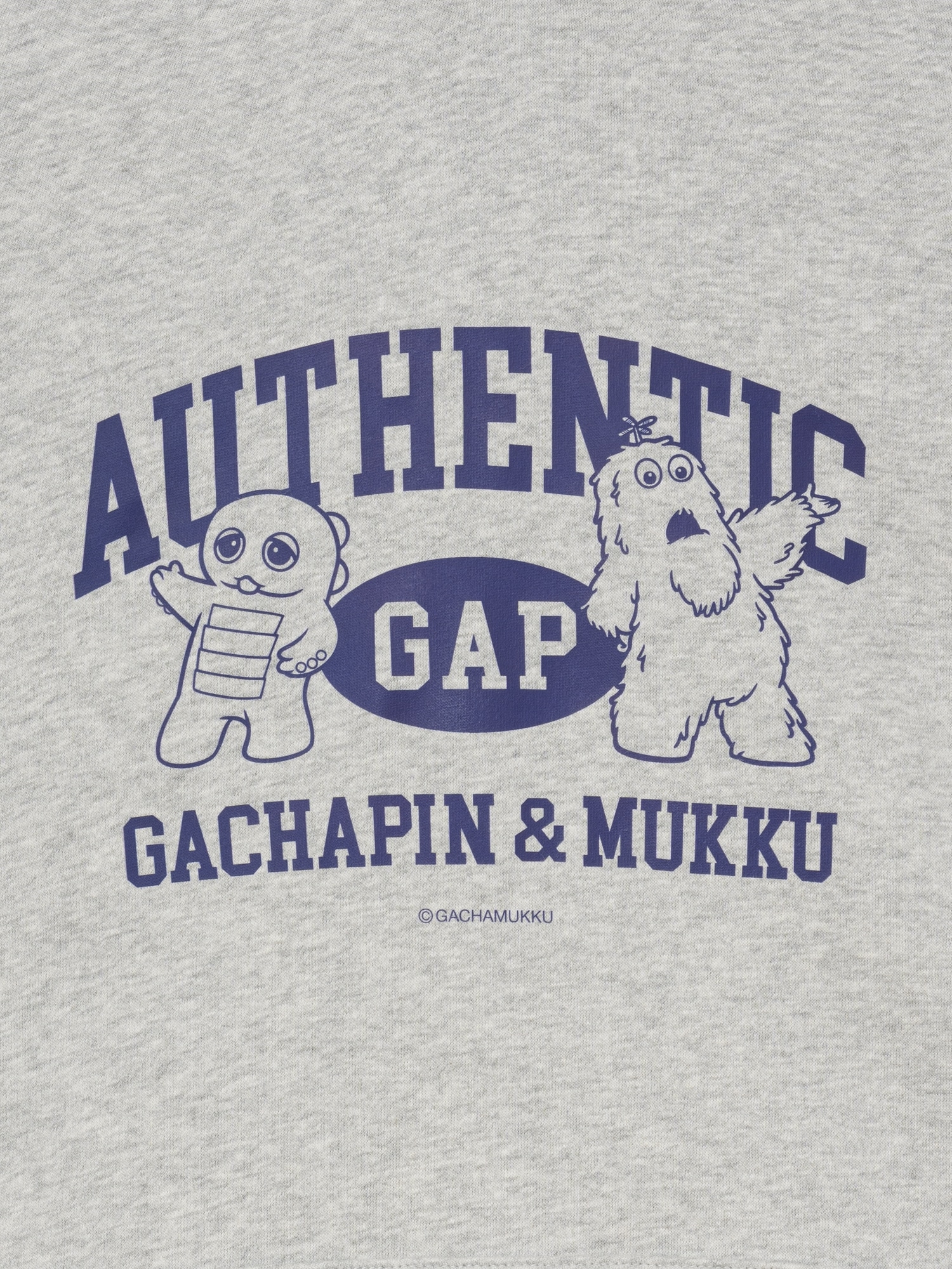 ガチャピン・ムック ヴィンテージソフト リラックスフィット パーカー-2