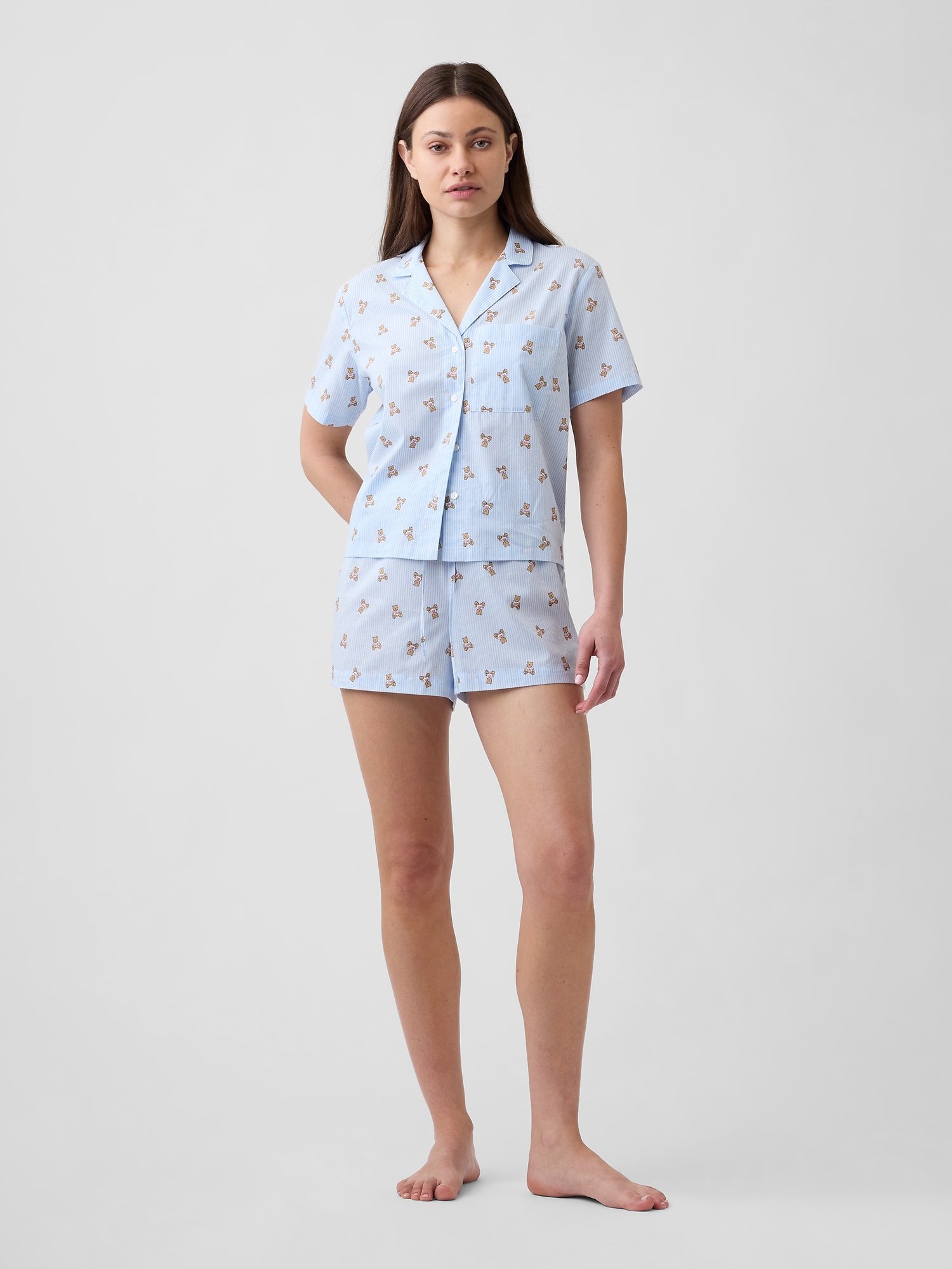 Poplin PJ Shorts