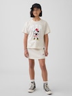 GapKids &times; ディズニー プルオン GAPロゴ ミニスカート・スコート-0