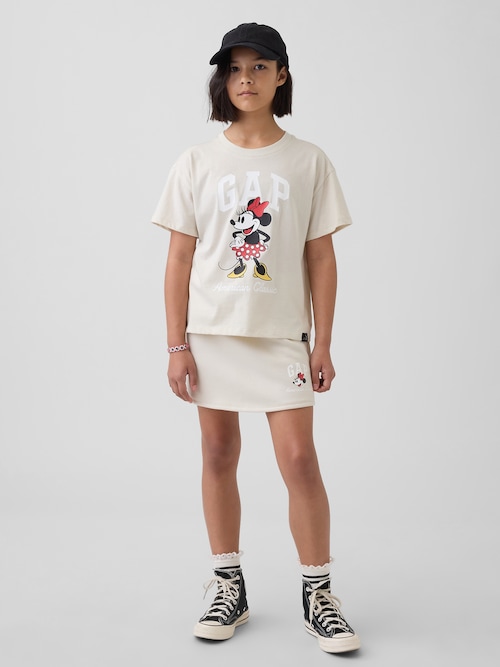 GapKids &times; ディズニー プルオン GAPロゴ ミニスカート・スコート