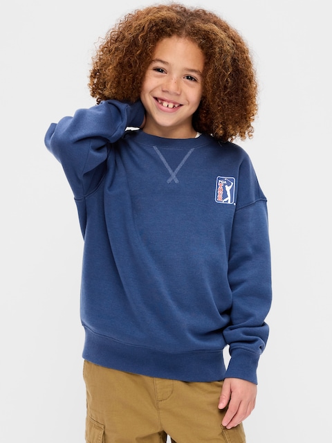 PGA TOUR™ Oversized Gender-Neutral Graphic Sweatshirt for Kids