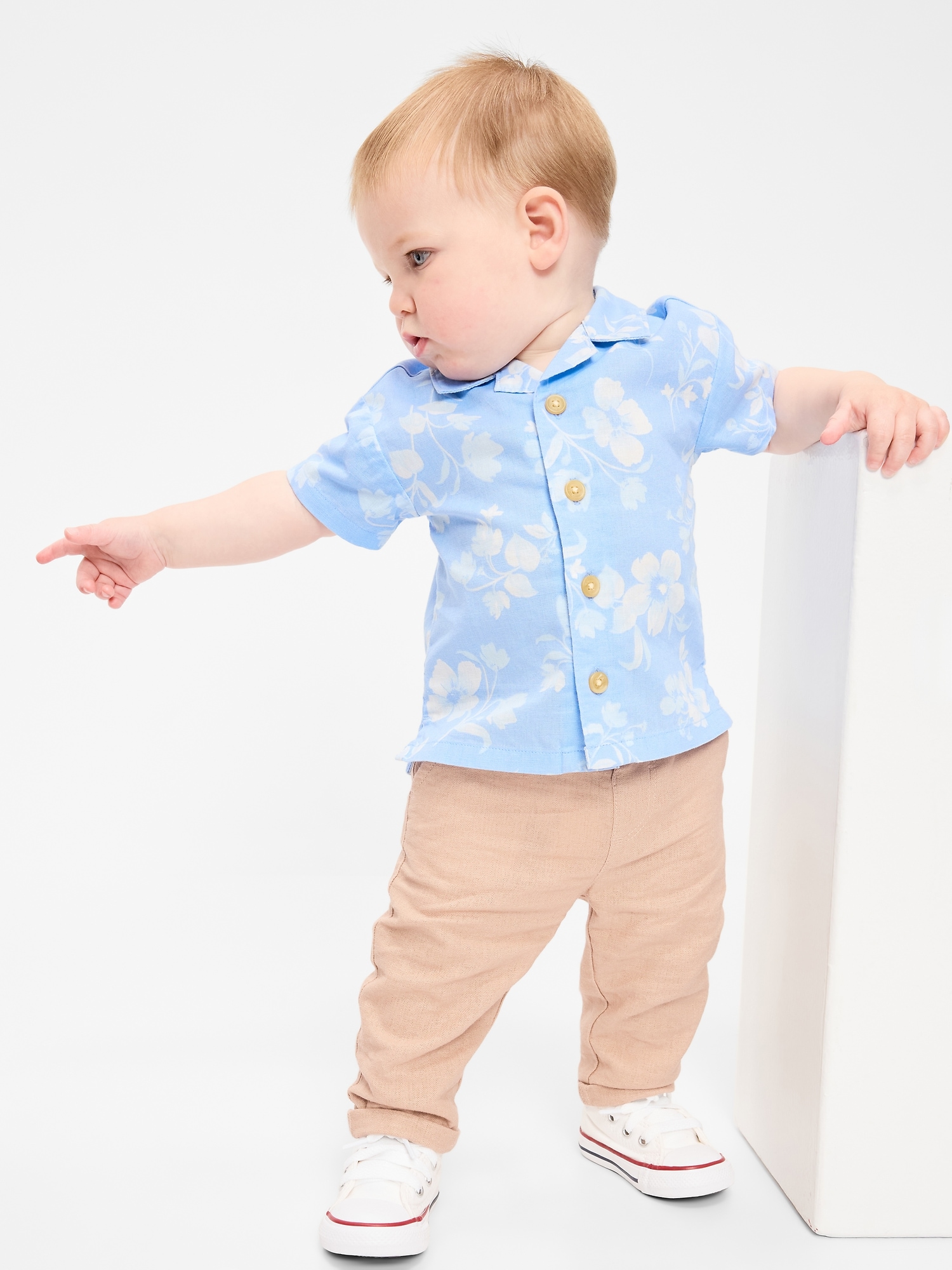 Linen-Blend Pants for Baby