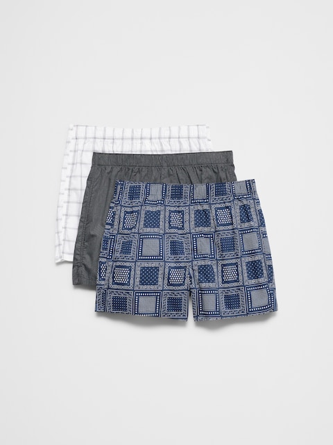 Cotton Boxers (3 Pack)