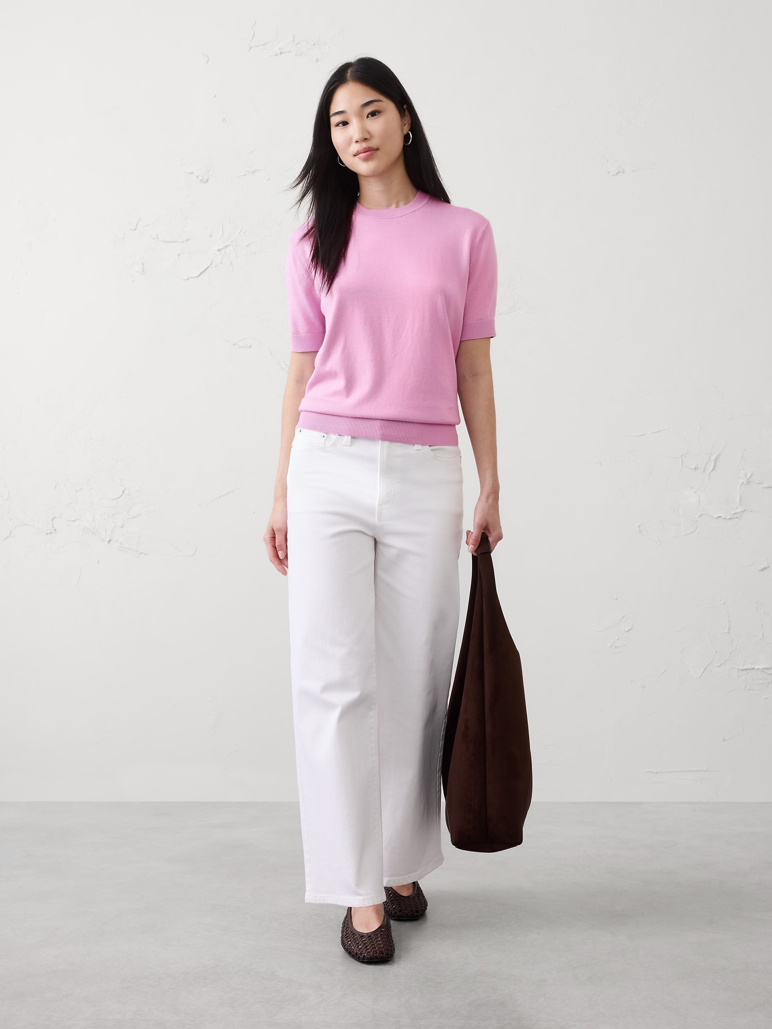 Forever Short-Sleeve Sweater