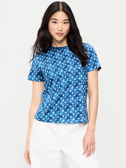 EveryWear Crew-Neck Printed T-Shirt