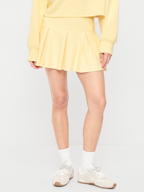 Extra High-Waisted Drop-Waist PowerSoft Skort