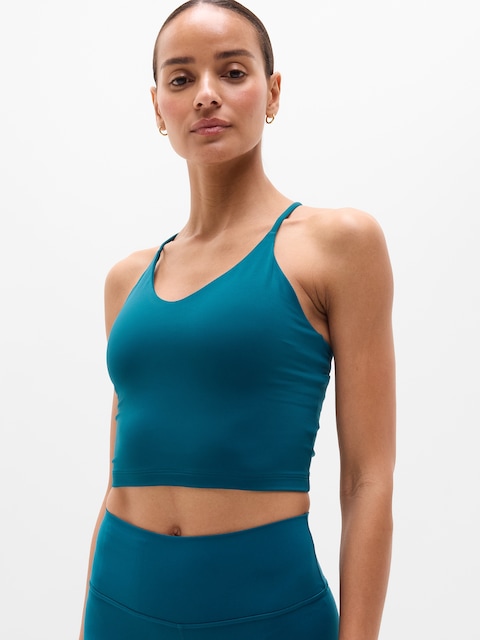 Transcend Thin Strap Crop Bra