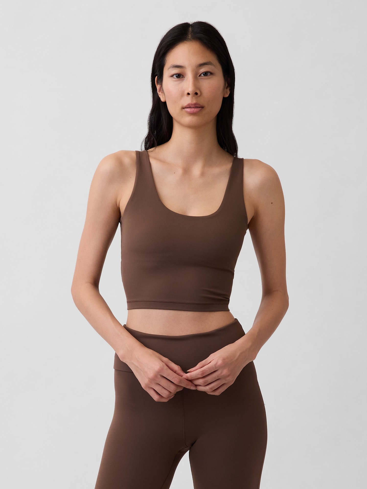 CAMISOLE À SOUTIEN-GORGE INTÉGRÉ LISSE GAPFIT