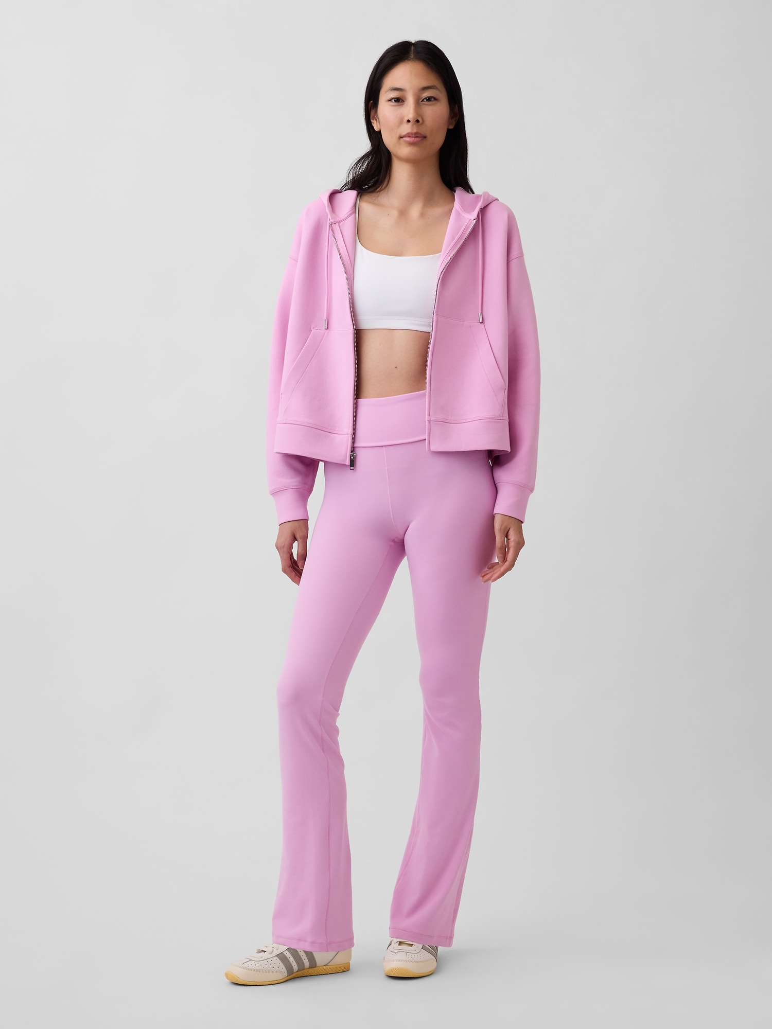 GapFit Smooth Foldover Mini Flare Leggings