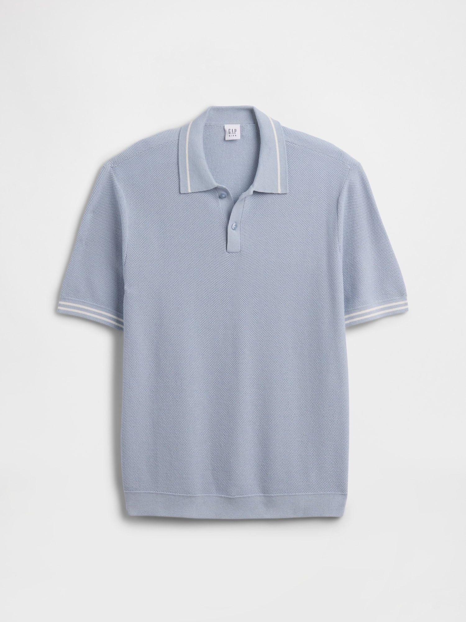 Kids Relaxed Sweater Polo Shirt