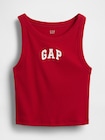 リブ GAPロゴ クロップド タンクトップ-4
