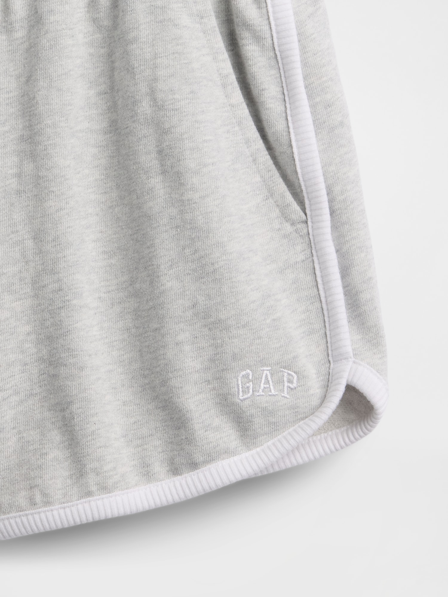 フレンチテリー GAPロゴ ドルフィン ショートパンツ-4