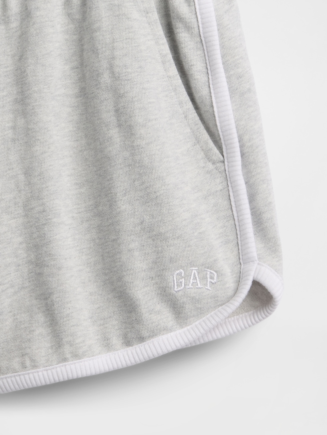 フレンチテリー GAPロゴ ドルフィン ショートパンツ-4