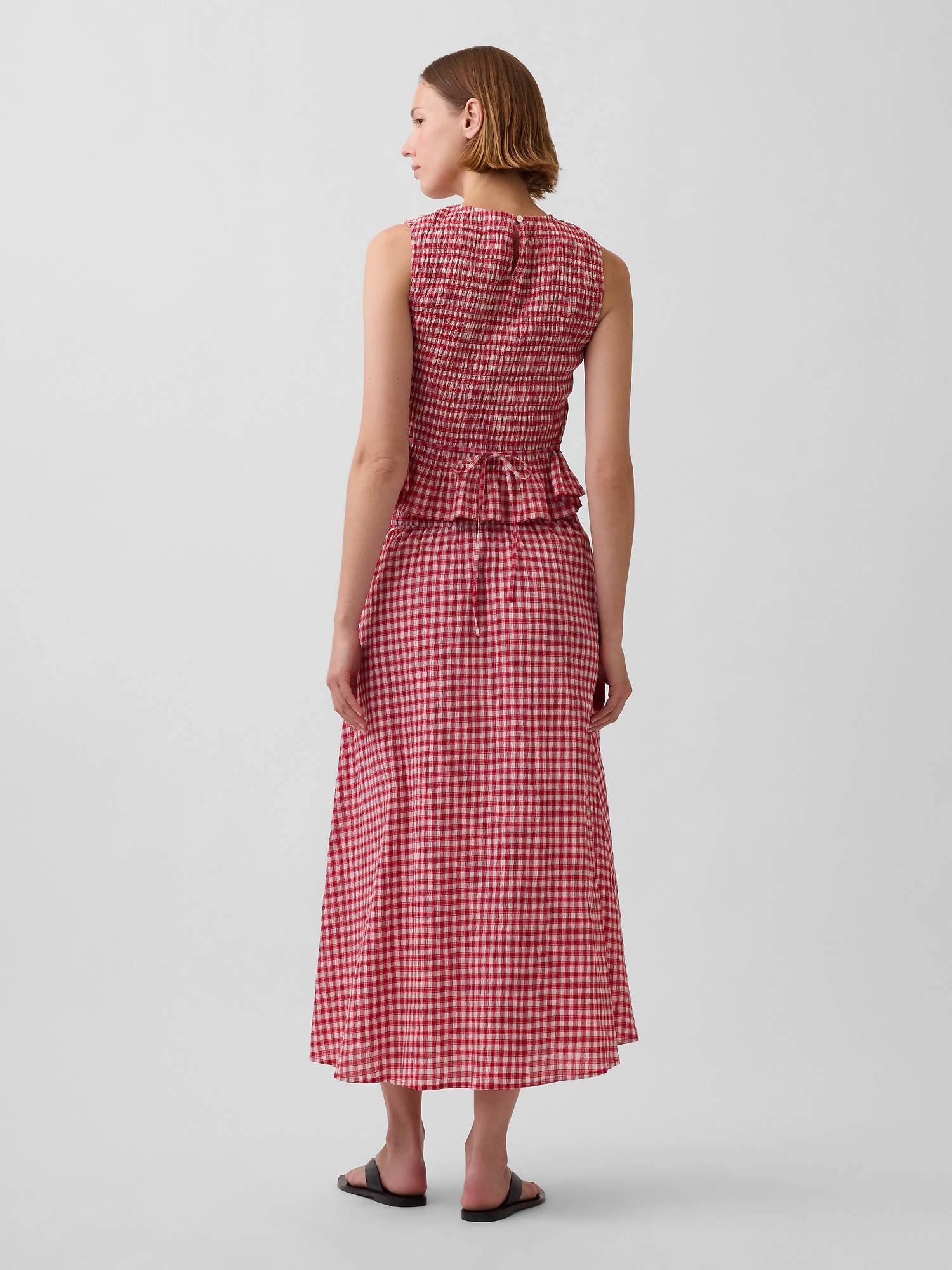 Gingham Maxi Skirt