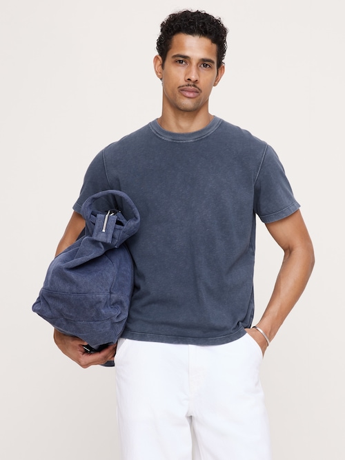 ヘリテージ コットンスラブ クルーネックTシャツ