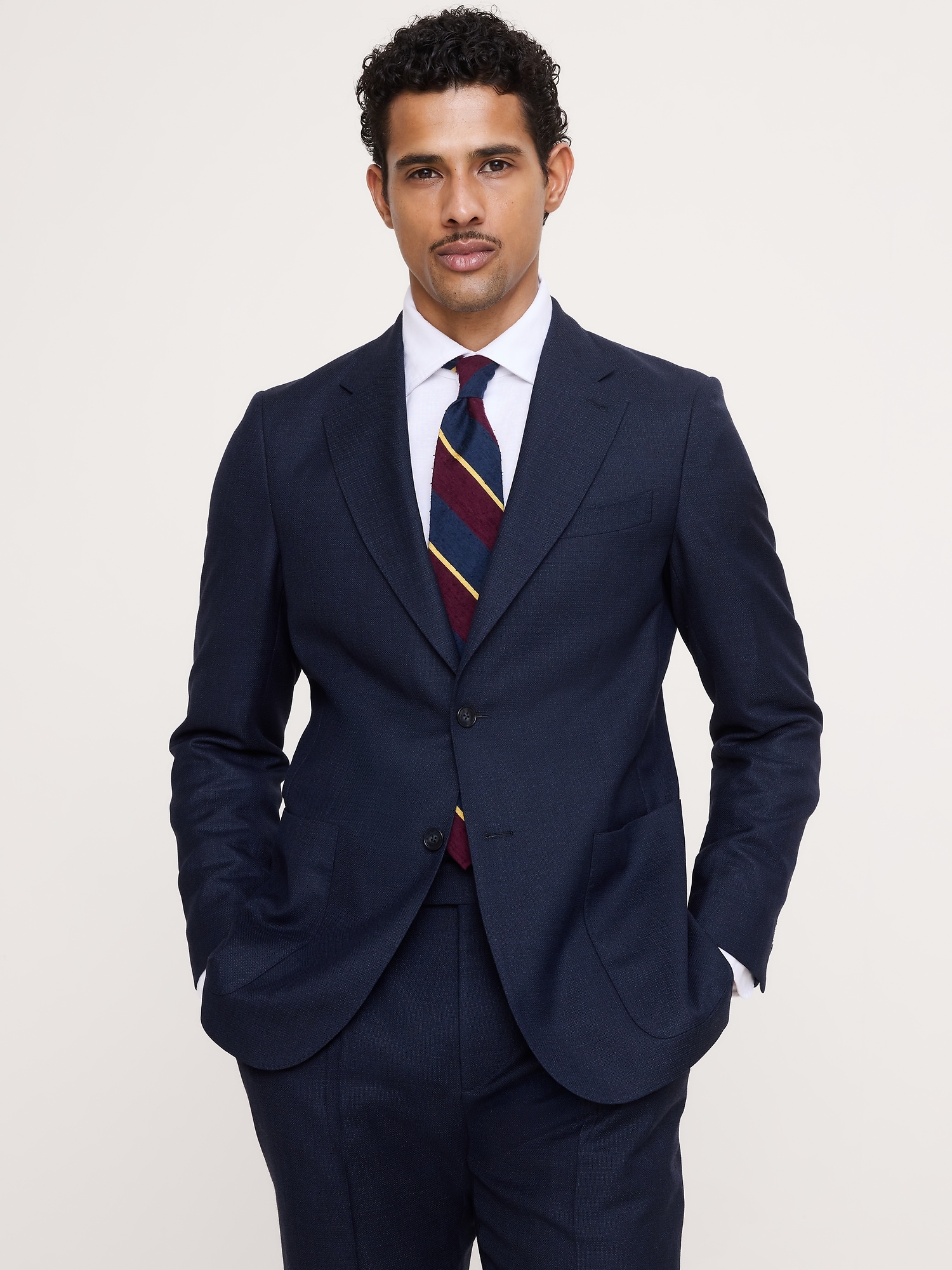 Italian Wool Ventile Suit Jacket