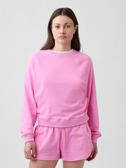 Oversized French Terry Crewneck Sweatshirt