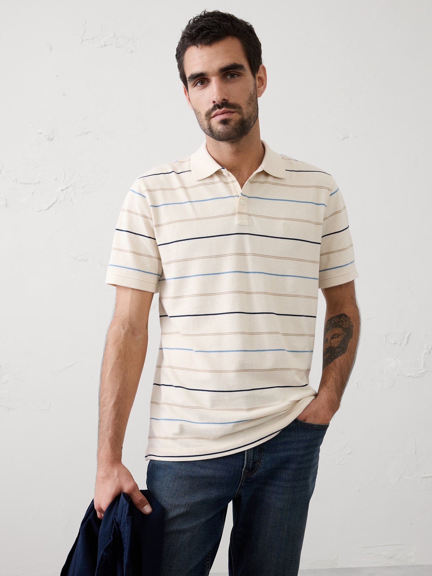 Slim-Fit Pique Polo