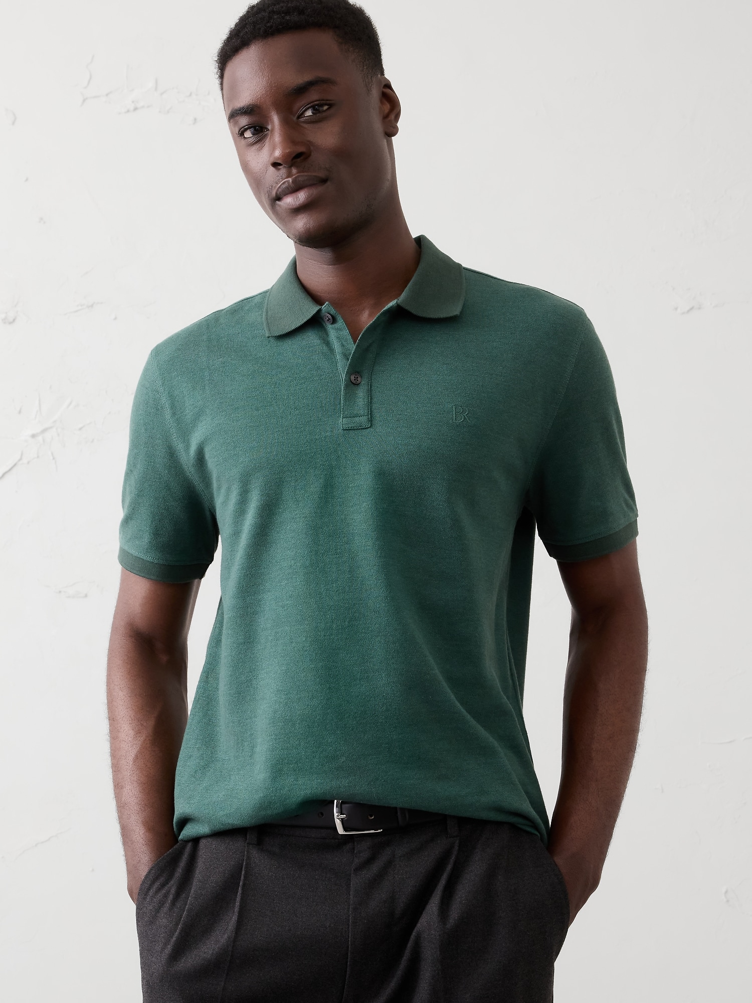Slim-Fit Pique Polo