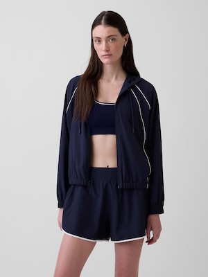 GapFit テック ジップアップパーカー